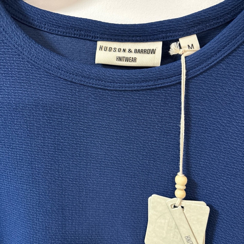 Hudson & Barrow Blue Knitwear Top